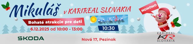 Mikuláš v KARIREAL SLOVAKIA